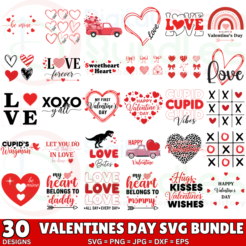 Valentine's Day Svg Bundle