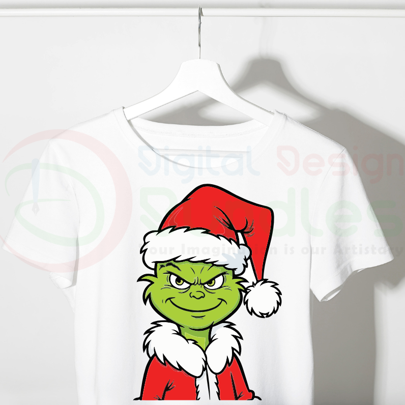 Grinch Face Svg -  2