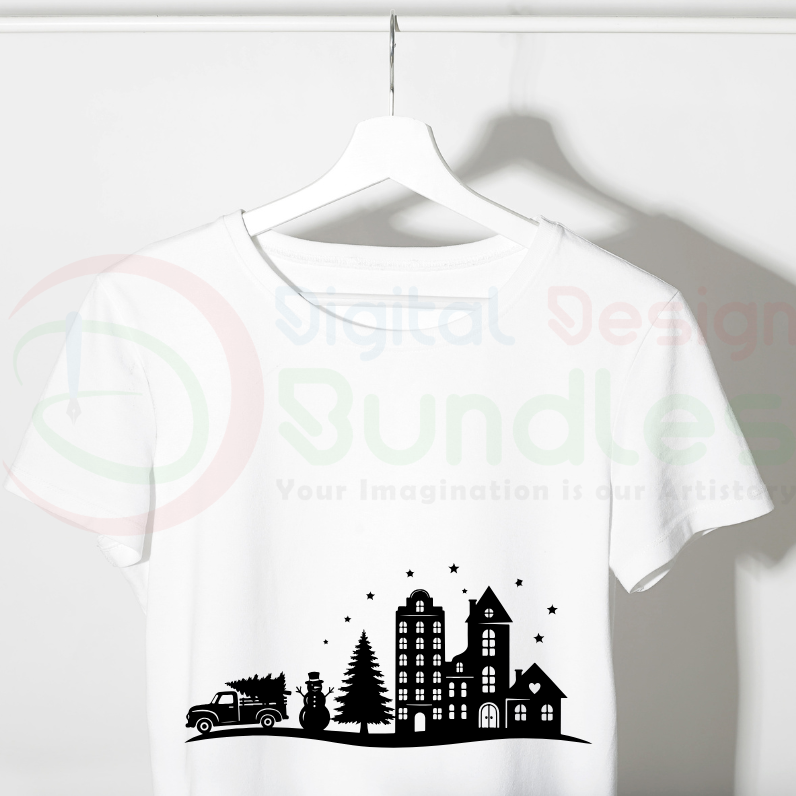 Christmas Villages SVG Bundle