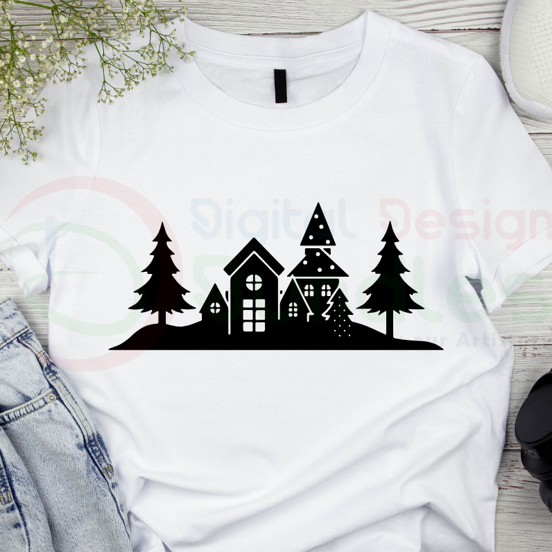 Christmas Villages SVG Bundle