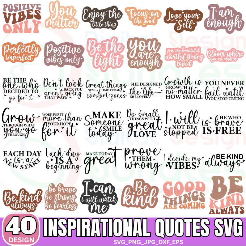Motivational Svg Bundle