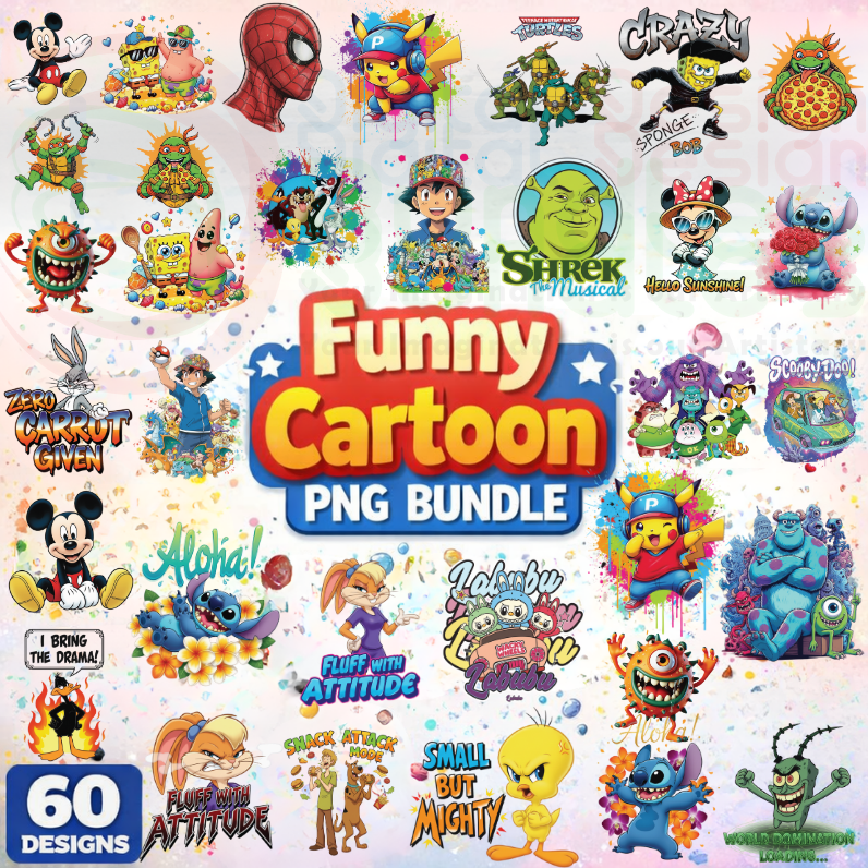 Cartoon Bundle PNG