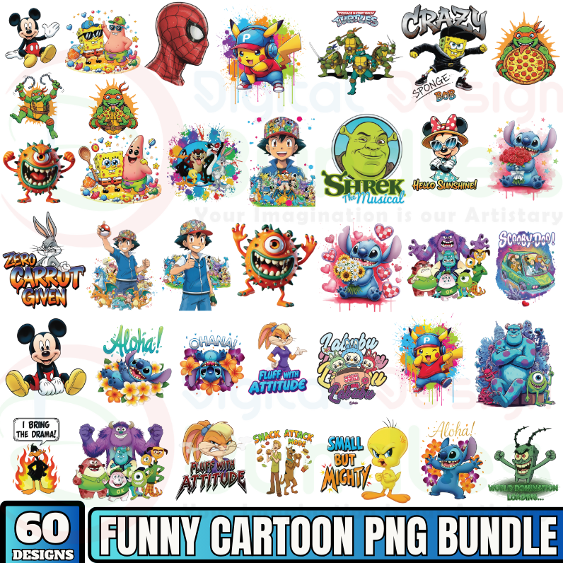 Cartoon Bundle PNG