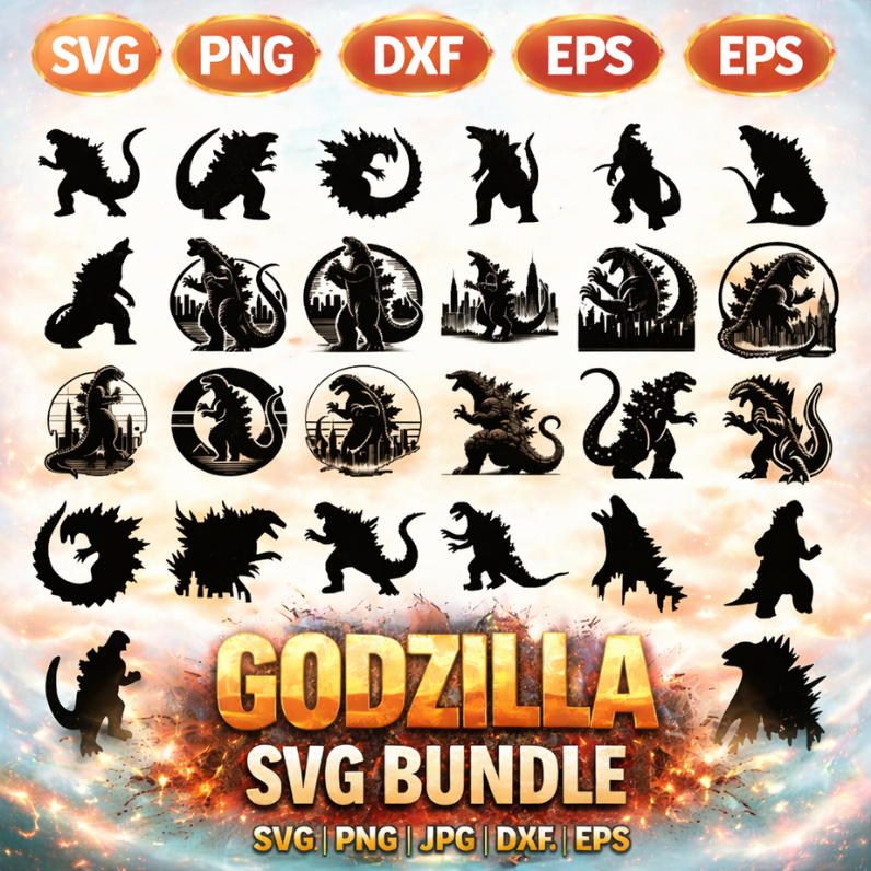 Godzilla svg Bundle