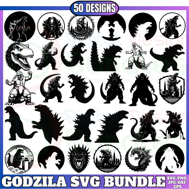 Godzilla svg Bundle