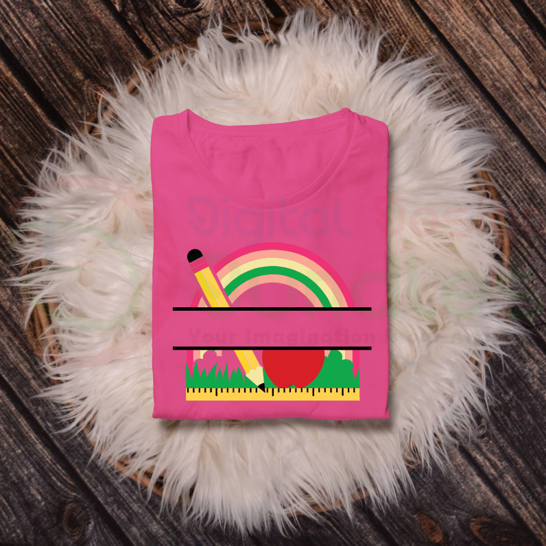 Crayon Split Monogram Svg