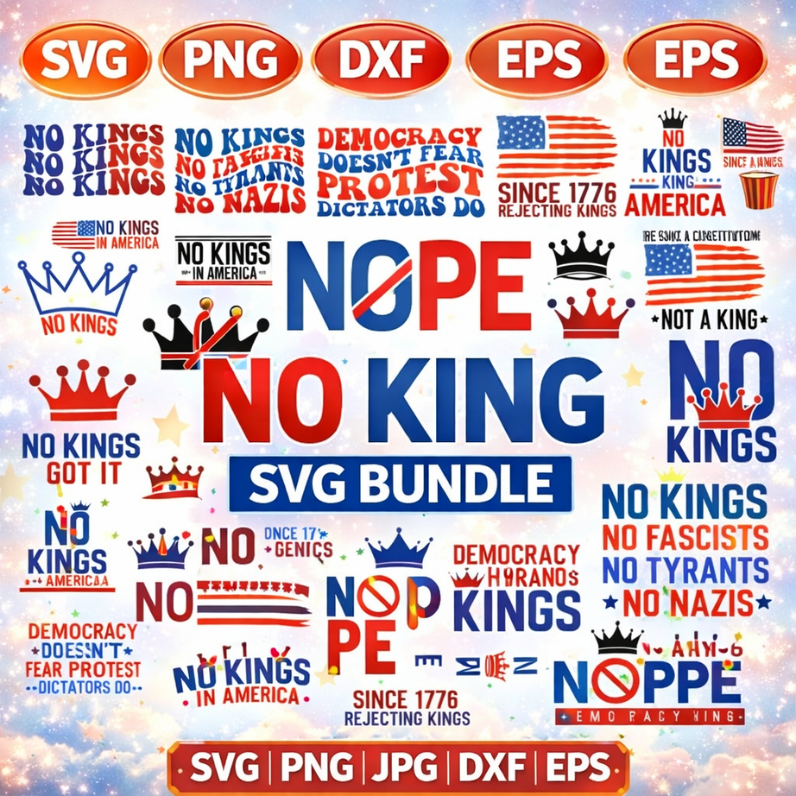 No King Clipart Bundle