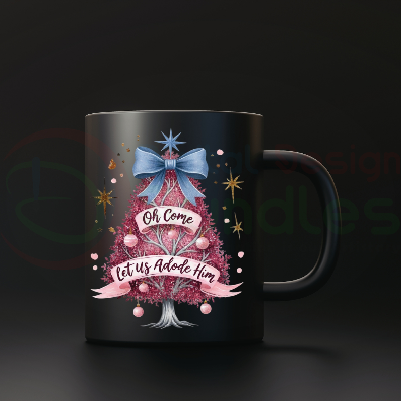 Pink Brushstroke Christmas PNG Bundle