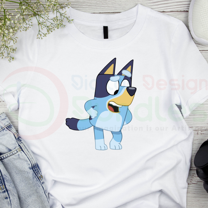 Blue Dog Svg Png Bundle