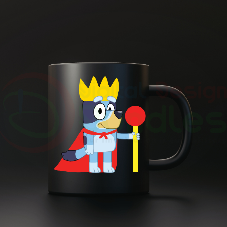 Blue Dog Svg Png Bundle