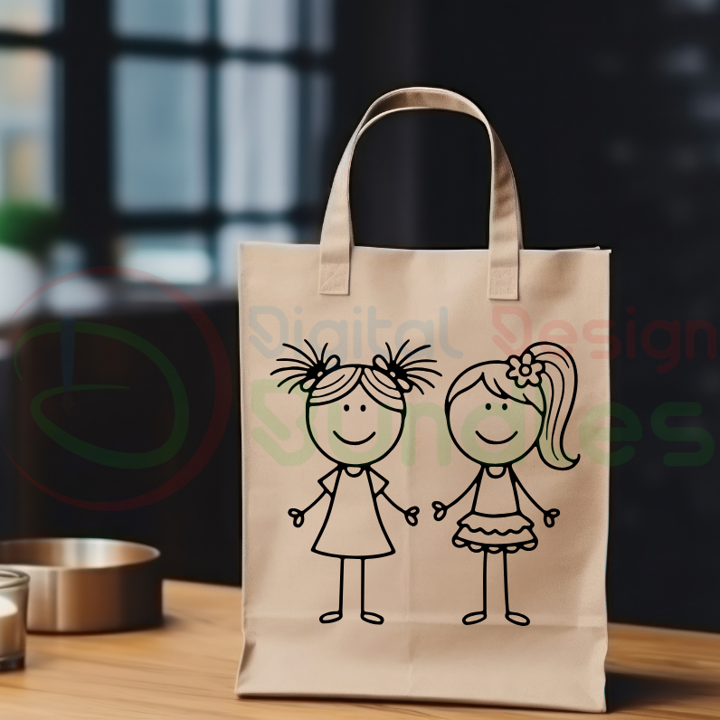Stick Figure Family SVG Bundle