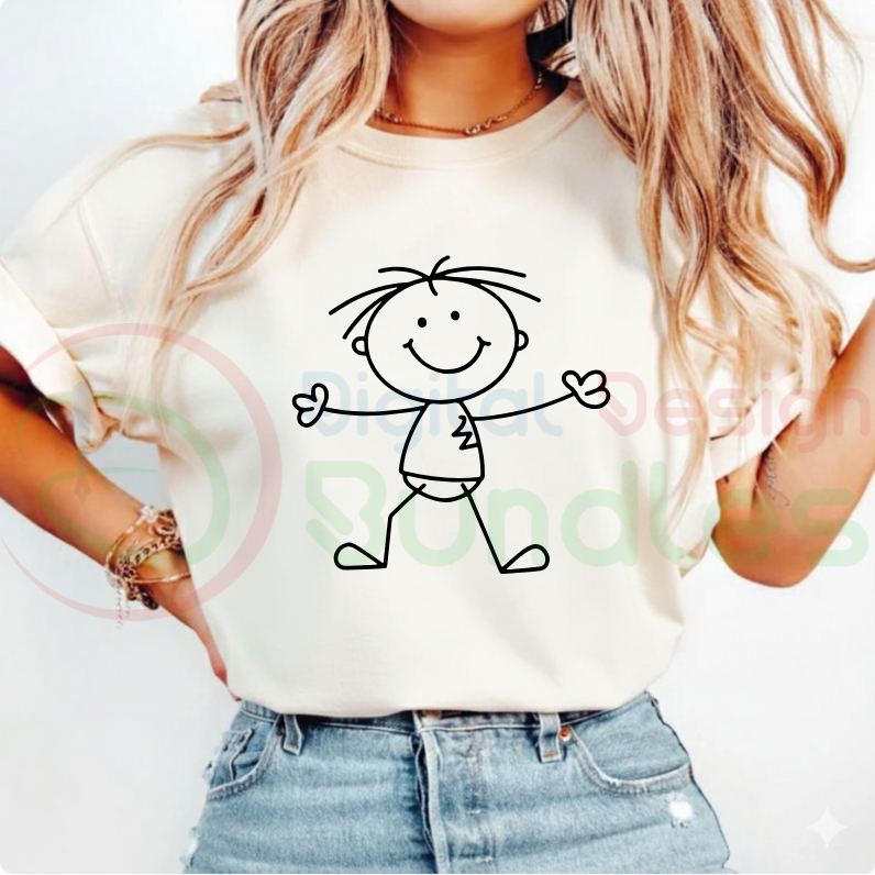 Stick Figure Family SVG Bundle