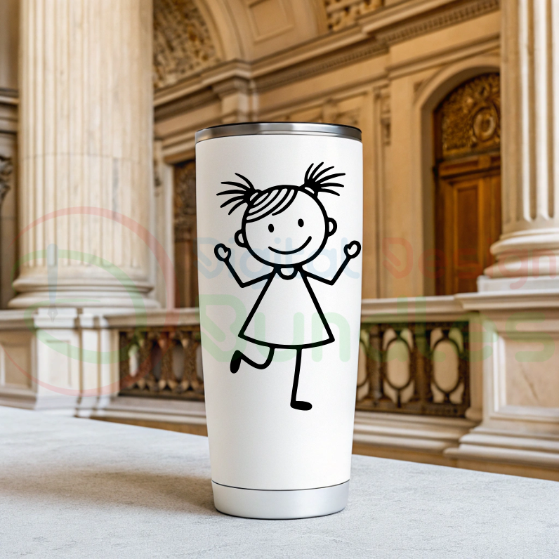 Stick Figure Family SVG Bundle