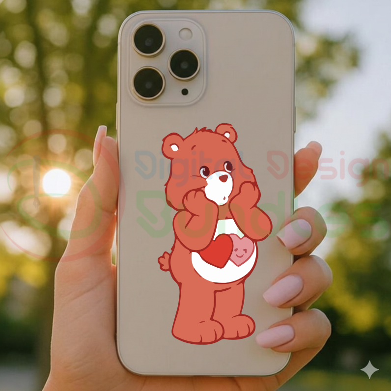 Cute Pastel Rainbow Bear SVG Bundle