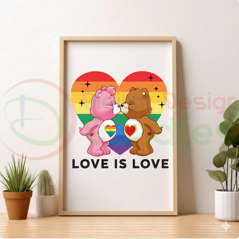 Cute Pastel Rainbow Bear SVG Bundle