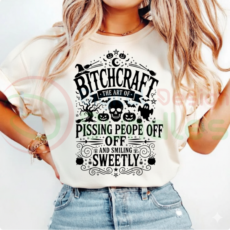 Bitch craft Funny Halloween PNG