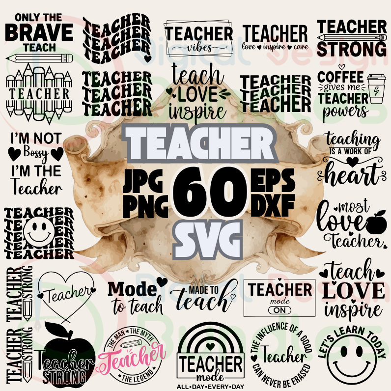Teacher Svg Bundle