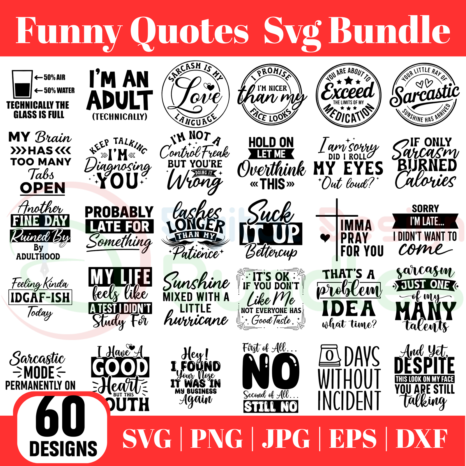 Funny Svg Bundle