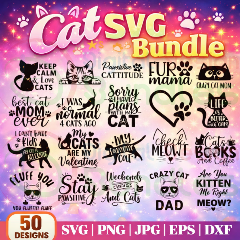 Cat SVG Bundle