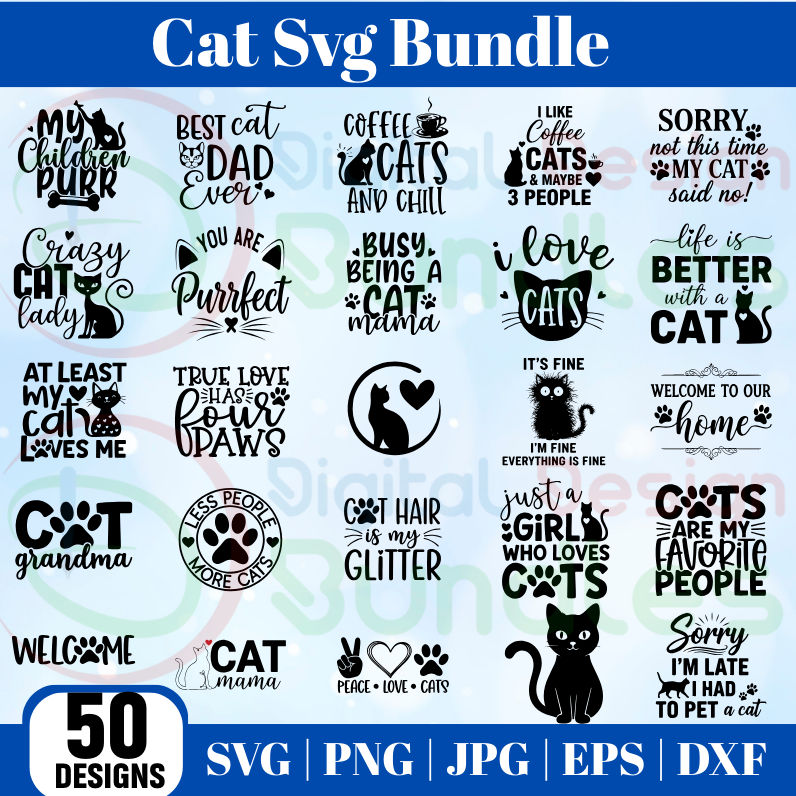 Cat SVG Bundle