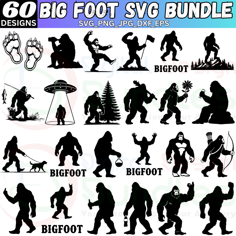 Bigfoot Svg Bundle