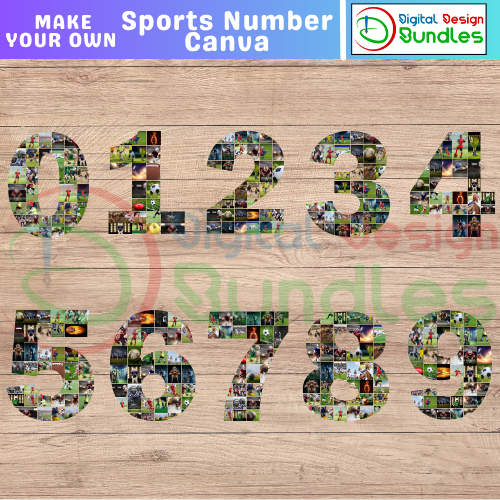 Sports Number Canva
