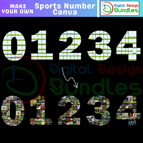 Sports Number Canva