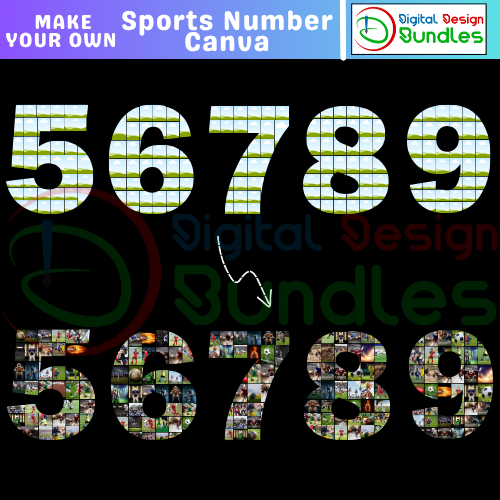Sports Number Canva