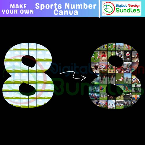 Sports Number Canva
