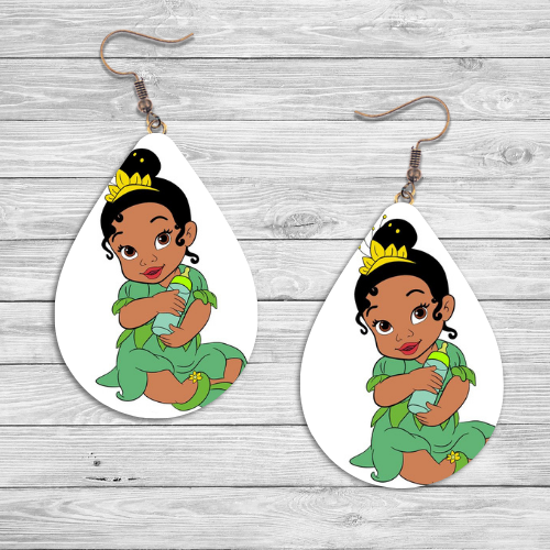 Teardrop Earring Canva Template