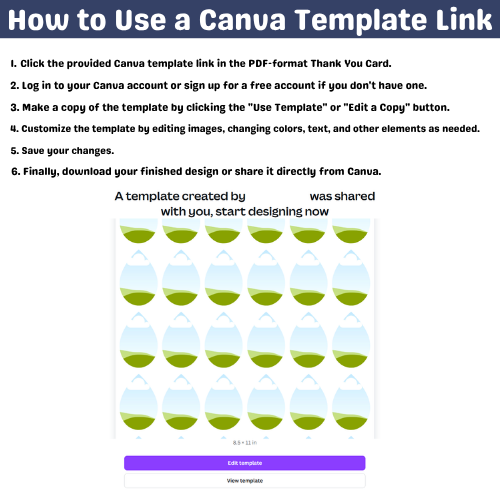 Teardrop Earring Canva Template