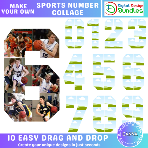 Sports Number Canva