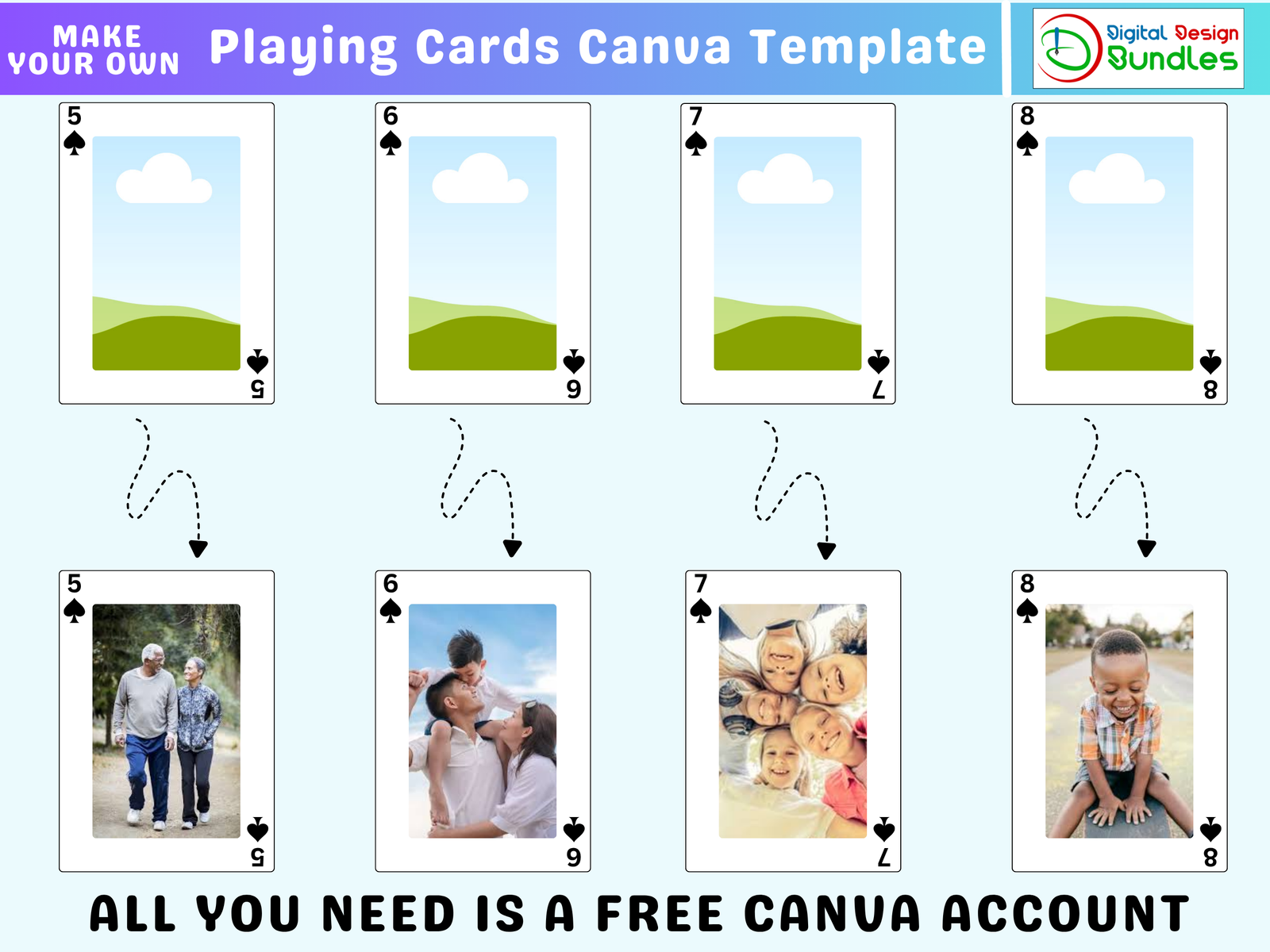 Playing Cards Canva Template