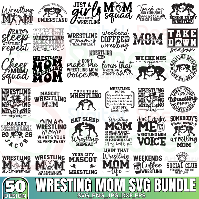 Wrestling Mom SVG