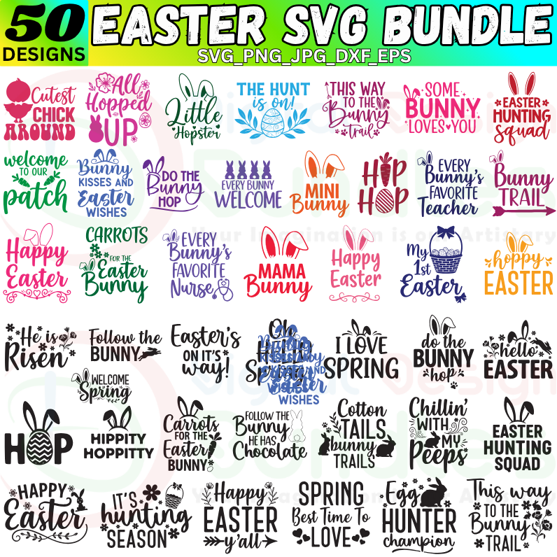 Horror Easter SVG Bundle