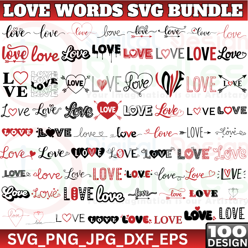 Love Svg Bundle