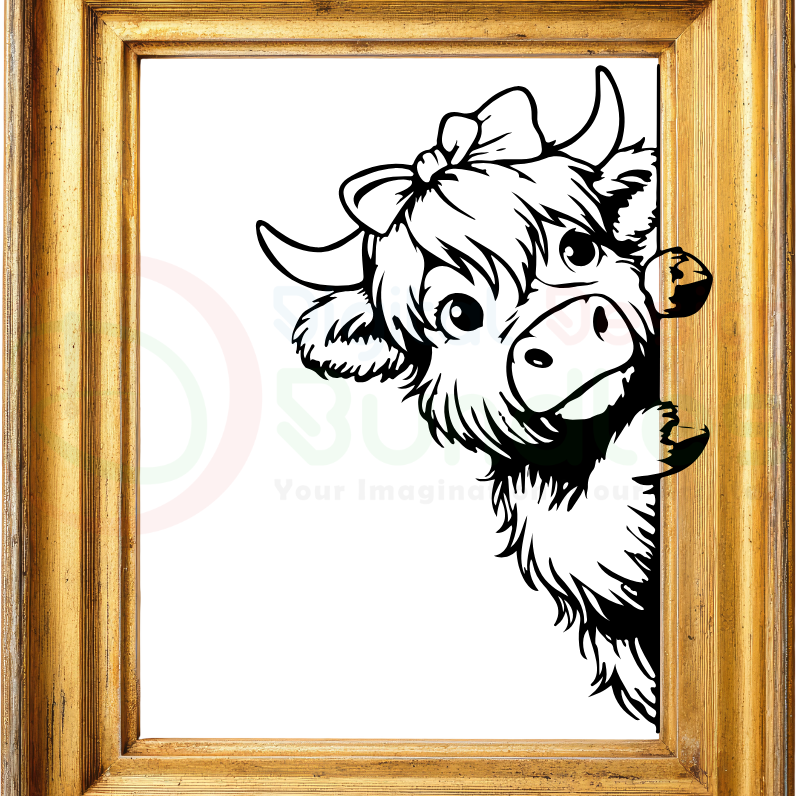 Peeking Farm AnimalSVG Bundle