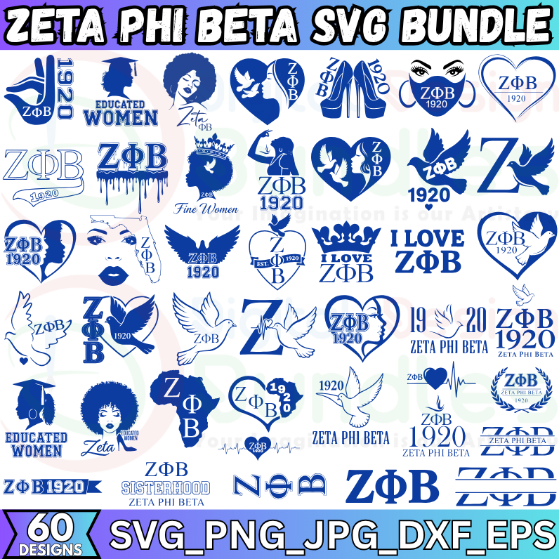 Zeta Phi Beta SVG