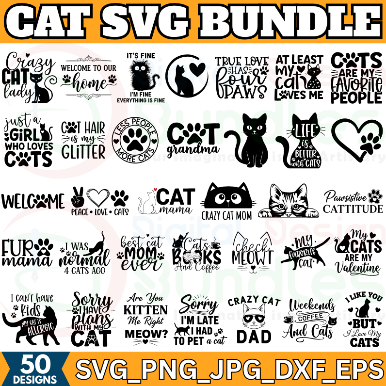 Cat SVG Bundle